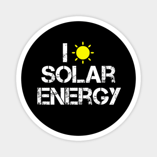 I Love Solar Energy Power Solar Panel Renewable Energy Magnet